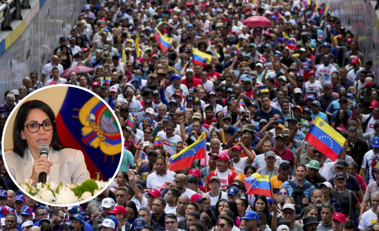 Imagen de la noticia: ¿Cómo reaccionó la comunidad venezolana en Ecuador al discurso de Luisa González sobre migrantes?