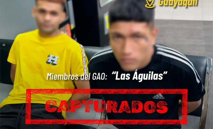 Imagen de la noticia: Cuatro detenidos de GDO «Las Águilas» en operativo policial en Guayaquil