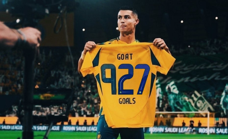 Cristiano Ronaldo llegó a los 927 goles y sigue vivo en la Champions de Asia con Al Nassr