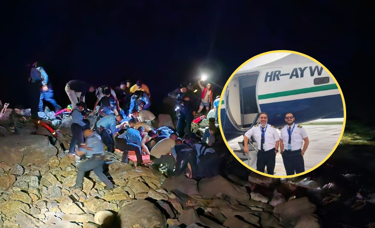 Imagen de la noticia: Se estrella un avión en el mar de Honduras: confirman 12 fallecidos