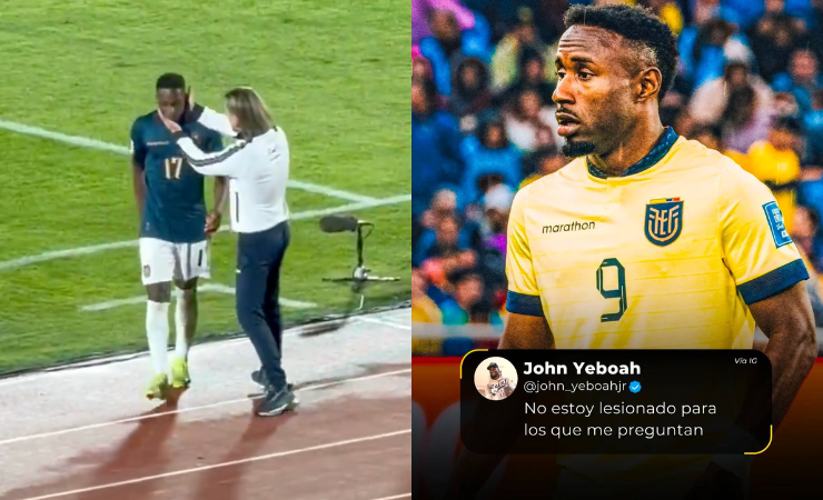 John Yeboah aclara que no estuvo lesionado en el partido ante Chile