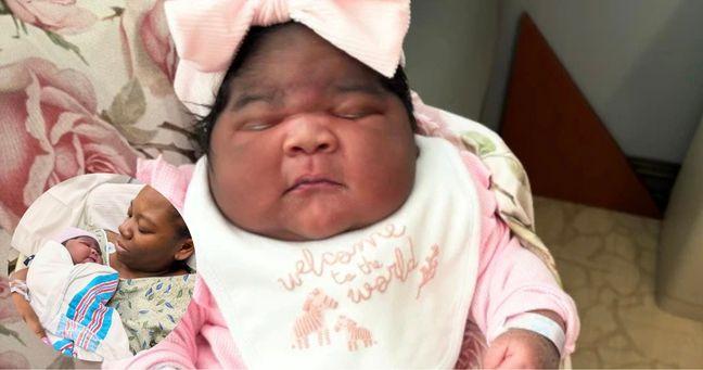Imagen de la noticia: Bebé gigante se vuelve viral: nace con más de 6 kilos y sorprende al personal médico en EE. UU.