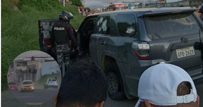 Imagen de la noticia: Cuatro heridos en ataque armado en la vía a El Palmar, Manta, Manabí