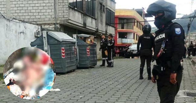 Feto de ocho meses aparece en contenedor de basura: el hecho conmociona a Quito