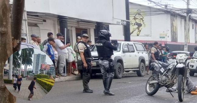 Imagen de la noticia: Persecución policial en Manta deja tres heridos tras enfrentamiento armado