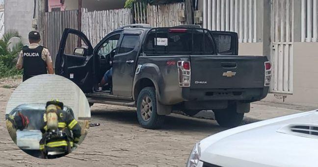 Imagen de la noticia: Ataque armado en Manta: Un muerto y un auto incendiado