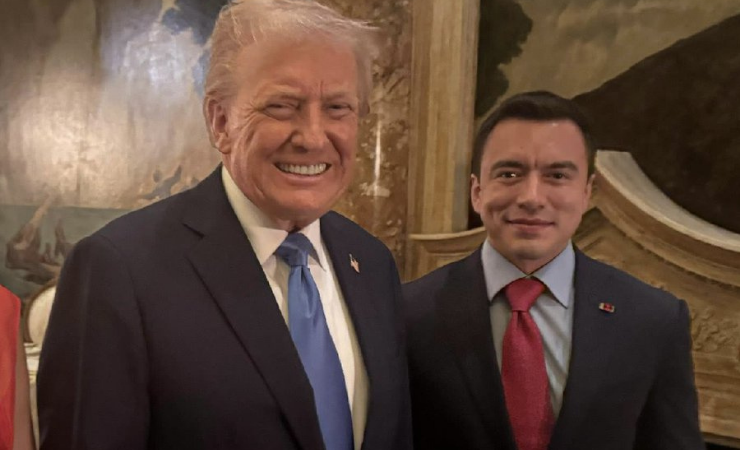 Imagen de la noticia: Trump felicita a Daniel Noboa por su reelección como presidente de Ecuador, ¿qué dijo?