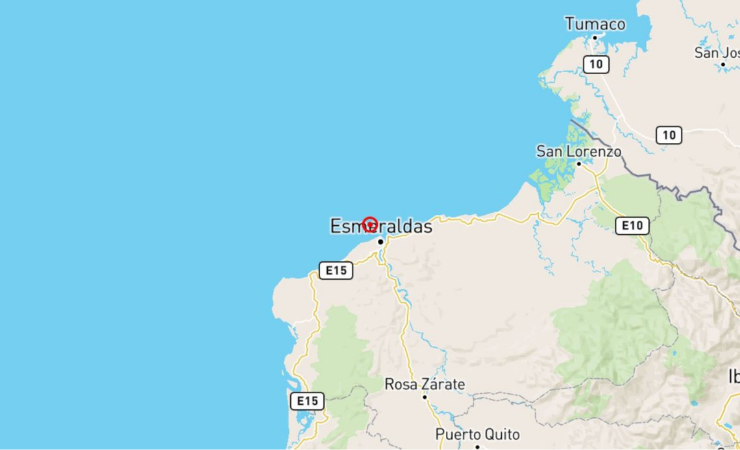 Imagen de la noticia: Fuerte sismo de 6.0 sacude Esmeraldas y es sentido en varias provincias del país