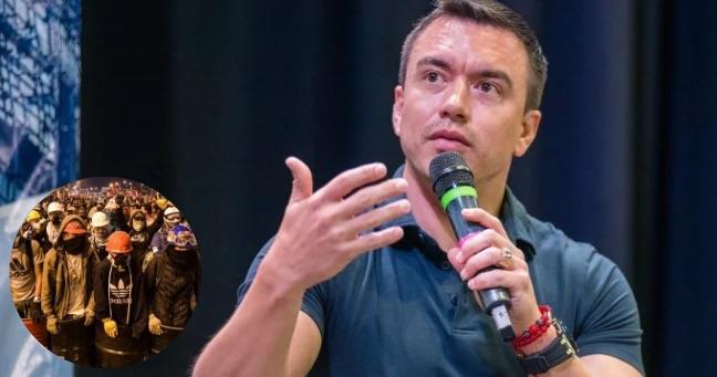 Imagen de la noticia: Daniel Noboa veta fondos públicos para colectivos armados: “La seguridad no puede estar en manos ideológicas”