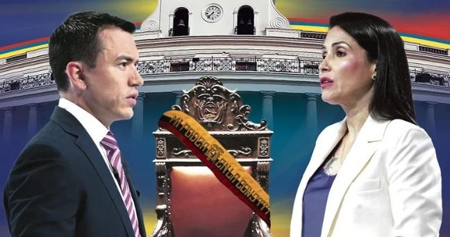 Imagen de la noticia: Daniel Noboa lidera el balotaje con amplia ventaja mientras crecen las tensiones políticas