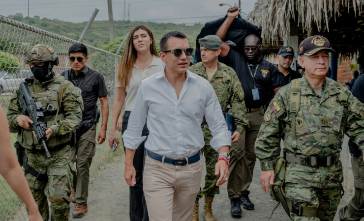 Imagen de la noticia: Presidente Daniel Noboa reacciona al sismo en Esmeraldas y moviliza a su gabinete