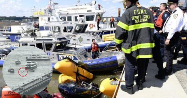 Imagen de la noticia: ​Helicóptero se precipita al río Hudson en Nueva York, dejando al menos seis fallecidos ​