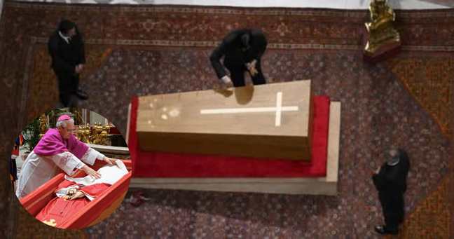 Imagen de la noticia: El Vaticano sella el ataúd del papa Francisco y afina detalles para su funeral