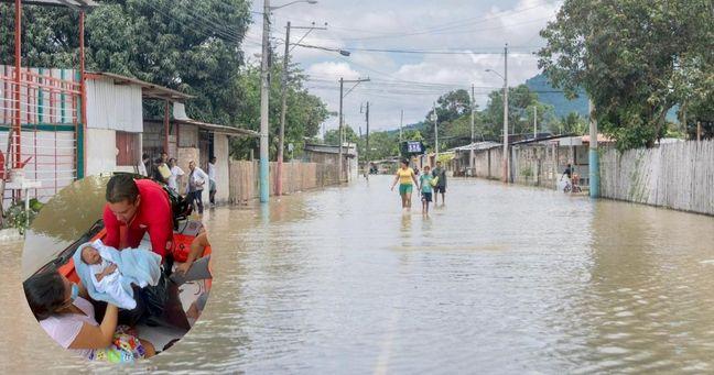 Imagen de la noticia: Río Portoviejo se desborda: viviendas se inundan y zonas bajas quedan bajo el agua