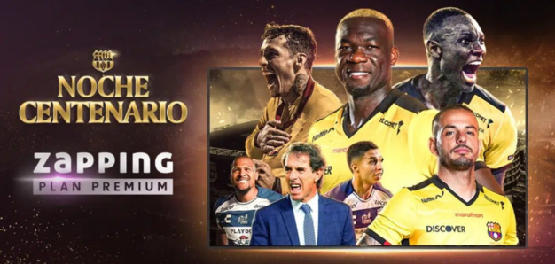 Imagen de la noticia: La Noche Centenario de Barcelona SC: Vívela en modo ‘Premium’ por Zapping Sports
