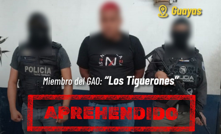 Imagen de la noticia: Cae en Naranjal alias &#8216;Jeanpool&#8217;, presunto sicario de Los Tiguerones implicado en masacre en discoteca