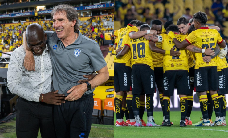 Imagen de la noticia: (GOLES) Barcelona SC goleó al Pachuca de Guillermo Almada en su Noche Centenario