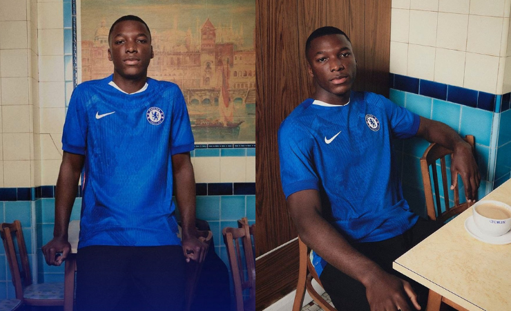 Moisés Caicedo protagoniza el lanzamiento de la nueva camiseta del Chelsea