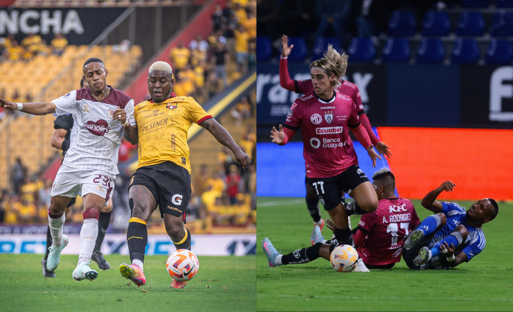 Imagen de la noticia: Emelec doblegó a IDV y Barcelona SC quedó como líder en solitario en la LigaPro 2025