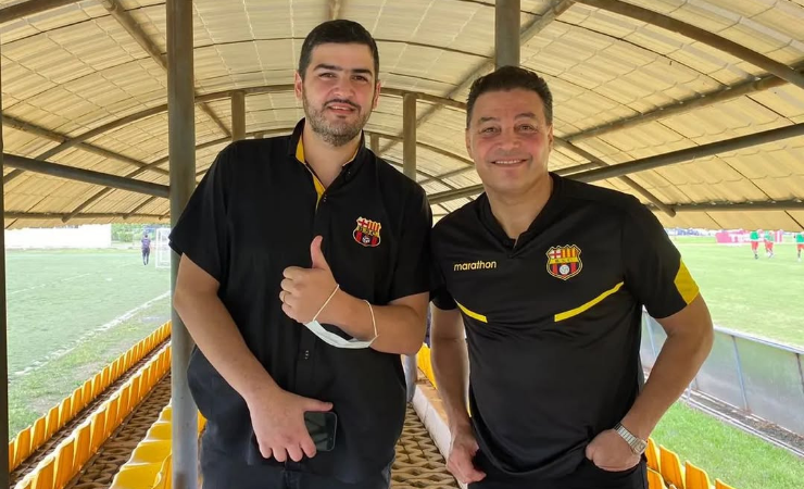 Imagen de la noticia: Aquiles Álvarez y Carlos Alfaro Moreno celebraron la victoria de Emelec sobre IDV
