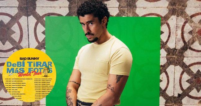 Imagen de la noticia: Bad Bunny anuncia gira mundial 2025: visita cuatro continentes, pero deja fuera a Ecuador