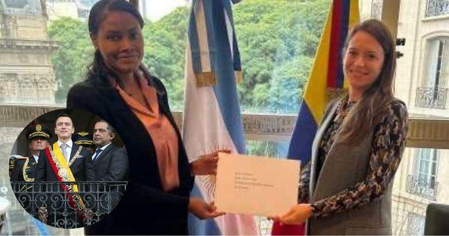 Diana Salazar presenta credenciales como embajadora de Ecuador en Argentina