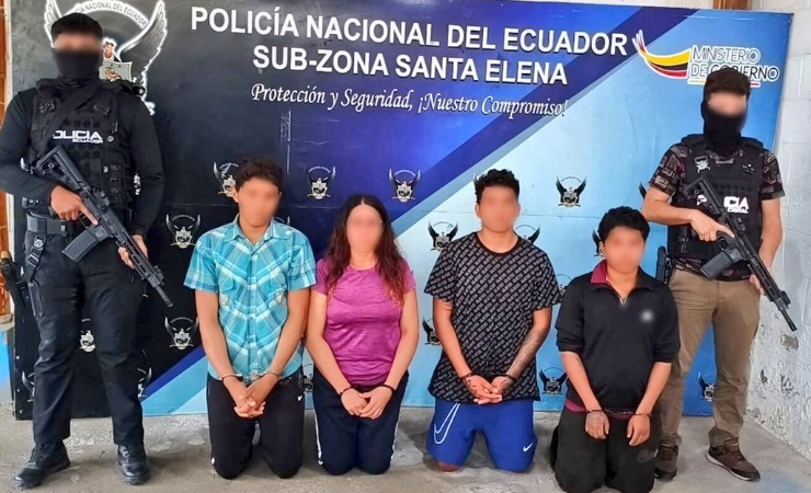 Imagen de la noticia: Policía capturó a integrantes de GAO “Los Lagartos” y rescató a empresario secuestrado en Santa Elena