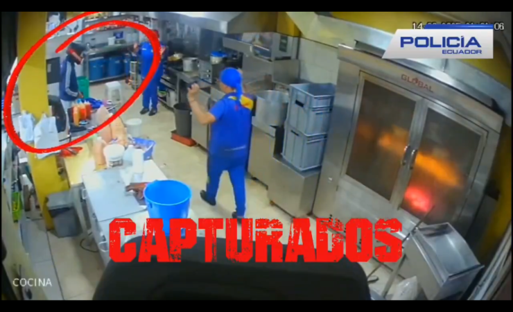 Imagen de la noticia: Quito: Caen tres presuntos miembros de “Los Lobos” tras asalto a restaurante