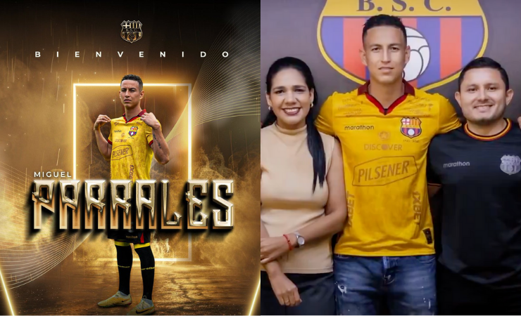 Imagen de la noticia: Miguel Parrales es nuevo delantero de Barcelona SC: llega con 16 goles y contrato hasta 2028
