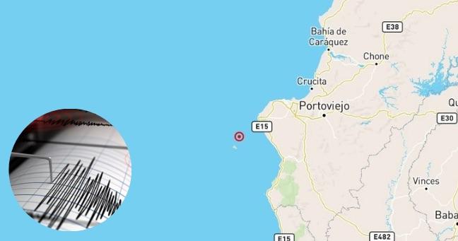 Sismo sacude la costa de Manabí: se registra temblor de 4.8 cerca de Manta