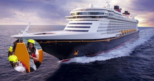 Imagen de la noticia: Padre salta al mar para salvar a su hija: niña cae desde un crucero Disney 