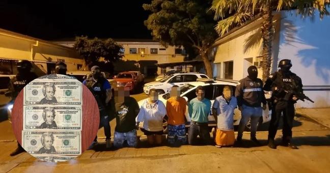 Imagen de la noticia: Policía desarticula red de extorsión en Manabí: cinco aprehendidos