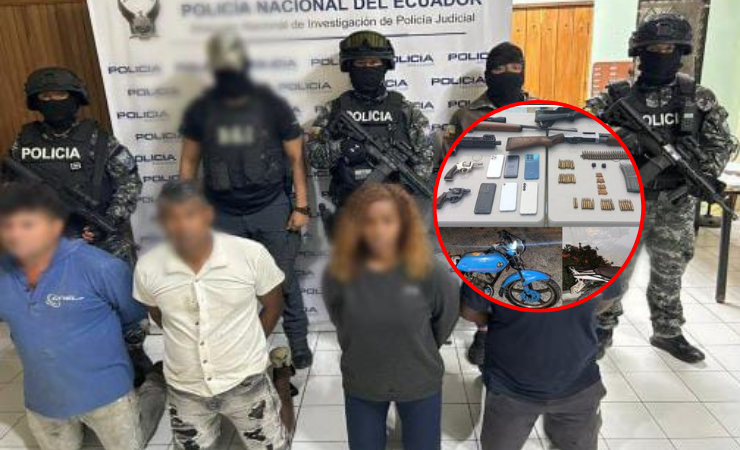 Imagen de la noticia: Armas, búnker y motos: Policía desmantela base de “Los Lagartos” en Santa Elena