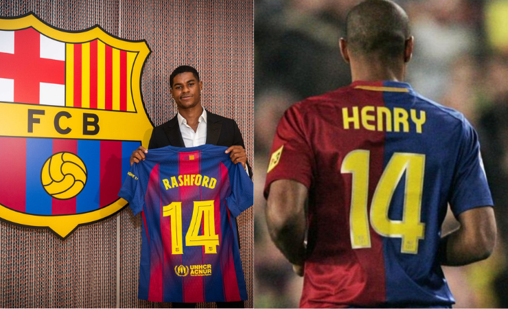 Marcus Rashford firma con el FC Barcelona y usará el dorsal 14 en homenaje a Thierry Henry