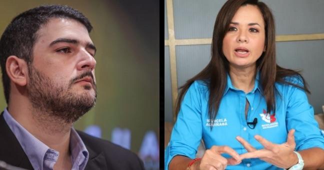 Marcela Aguiñaga vs Aquiles Álvarez tras suspensión de obra
