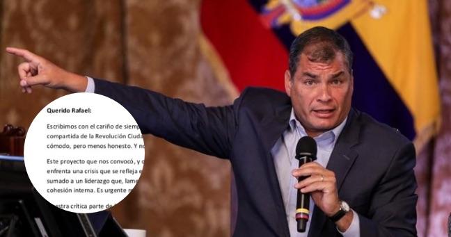 Rafael Correa reacciona a carta crítica de la RC5