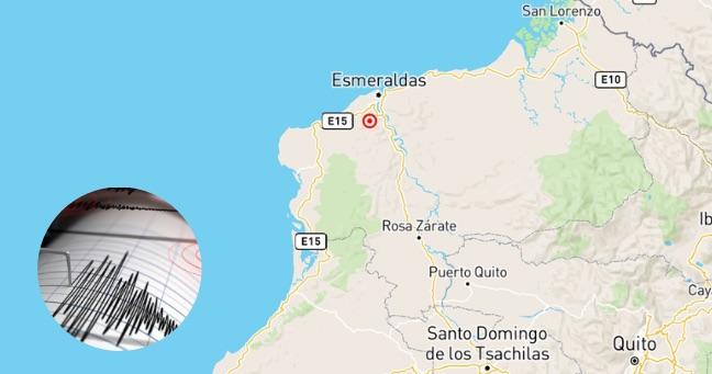 Imagen de la noticia: Nuevo sismo se registra en Ecuador: 4,6 grados en Esmeraldas, ¿hay alerta de tsunami?