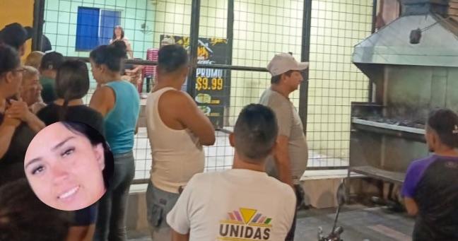 Una mujer fue asesinada a tiros en un local de comida en Manta