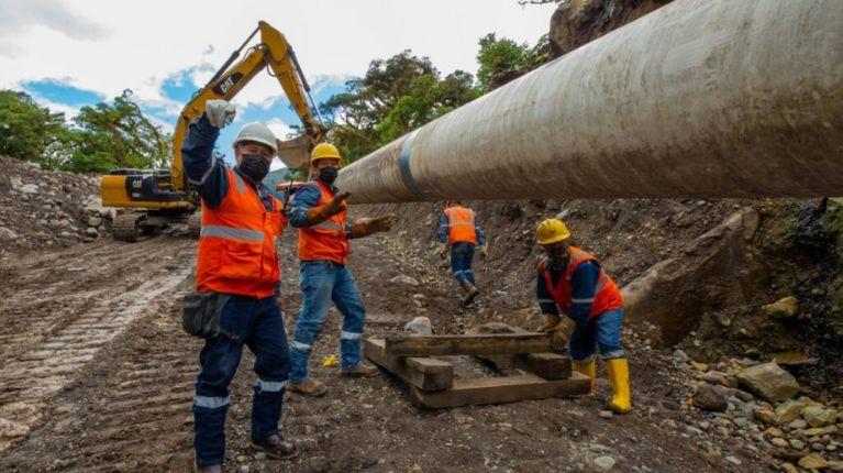 Petroecuador retomó operaciones en el SOTE tras más de 20 días de paralización