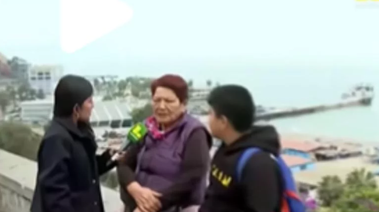 Imagen de la noticia: Abuela y nieto en alerta de tsunami se hacen virales