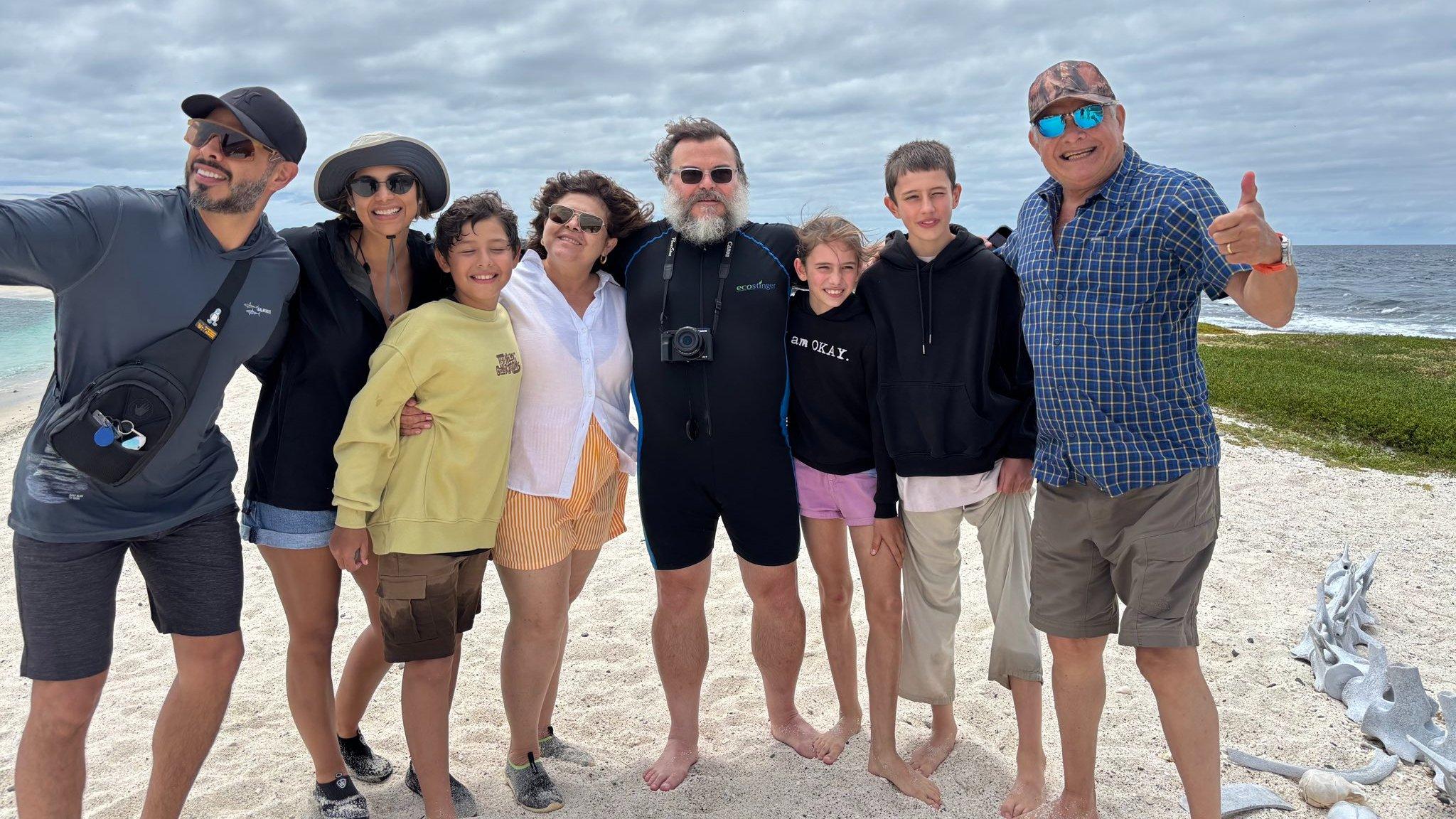 Jack Black elige Ecuador: unas vacaciones secretas en Galápagos