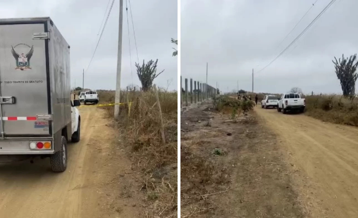Montecristi: hallan cadáver en un camino de tierra y la violencia no da tregua en Manabí