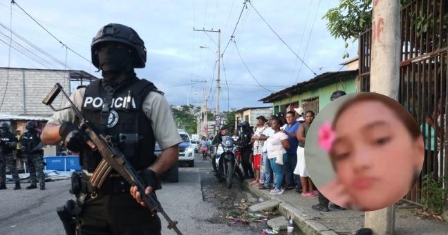 Bala perdida cobra la vida de niña de 11 años en Ecuador