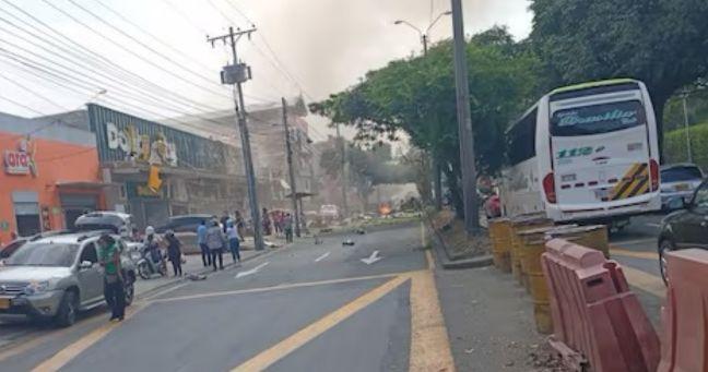 Se registran explosiones en base aérea de Cali
