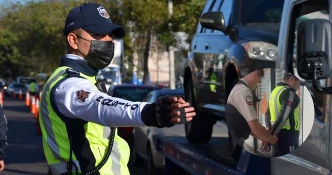 Detienen a falso agente de tránsito: usaba controles para cobrar dinero