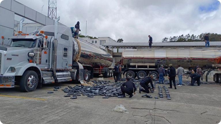 Policía Nacional decomisa dos toneladas de cocaína en Tulcán, valoradas en más de USD 70 millones en Europa