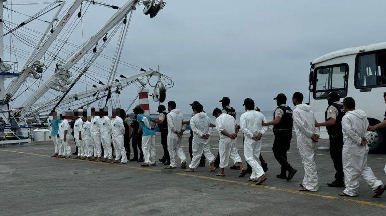 18 ecuatorianos detenidos en aguas del Pacífico con más de 10 toneladas de droga