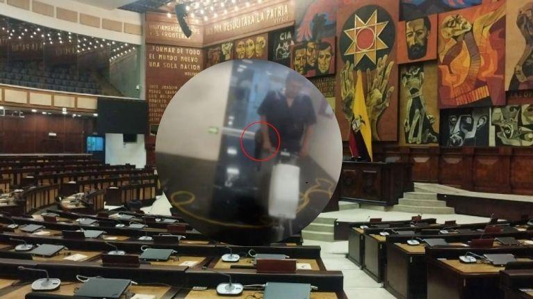 Legislador muestra video de supuesta figura infantil en la Asamblea Nacional
