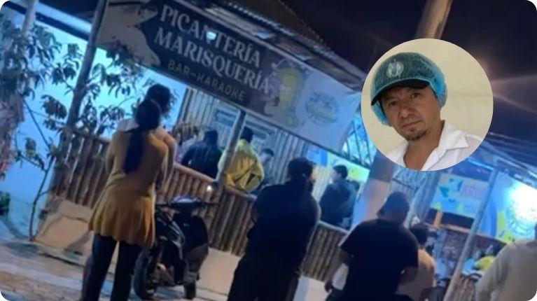 Dueño de una cevichería fue asesinado a tiros dentro de su propio local en Río Chico, Portoviejo