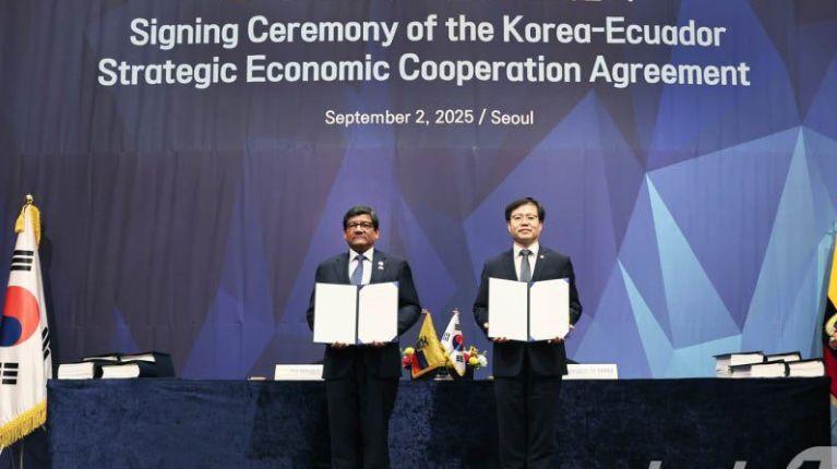 Ecuador y Corea del Sur firmaron histórico acuerdo comercial